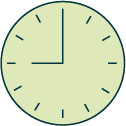 icona stilizzata orologio del programma con il palloncino gastrico allurion
